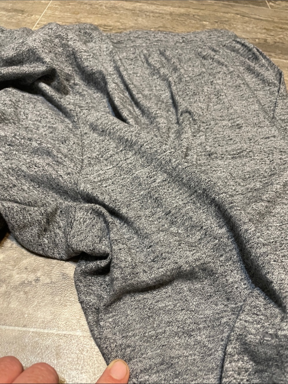 Nike Women's Sportswear Gym Vintage Capri Sweatpants Heathered Gray XXL - Picture 8 of 9